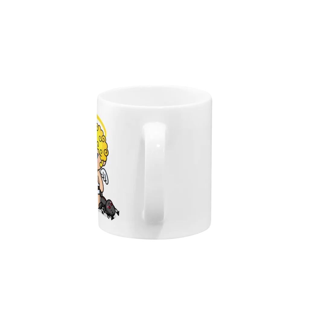 yoskusのやさぐれ天使 Mug :handle