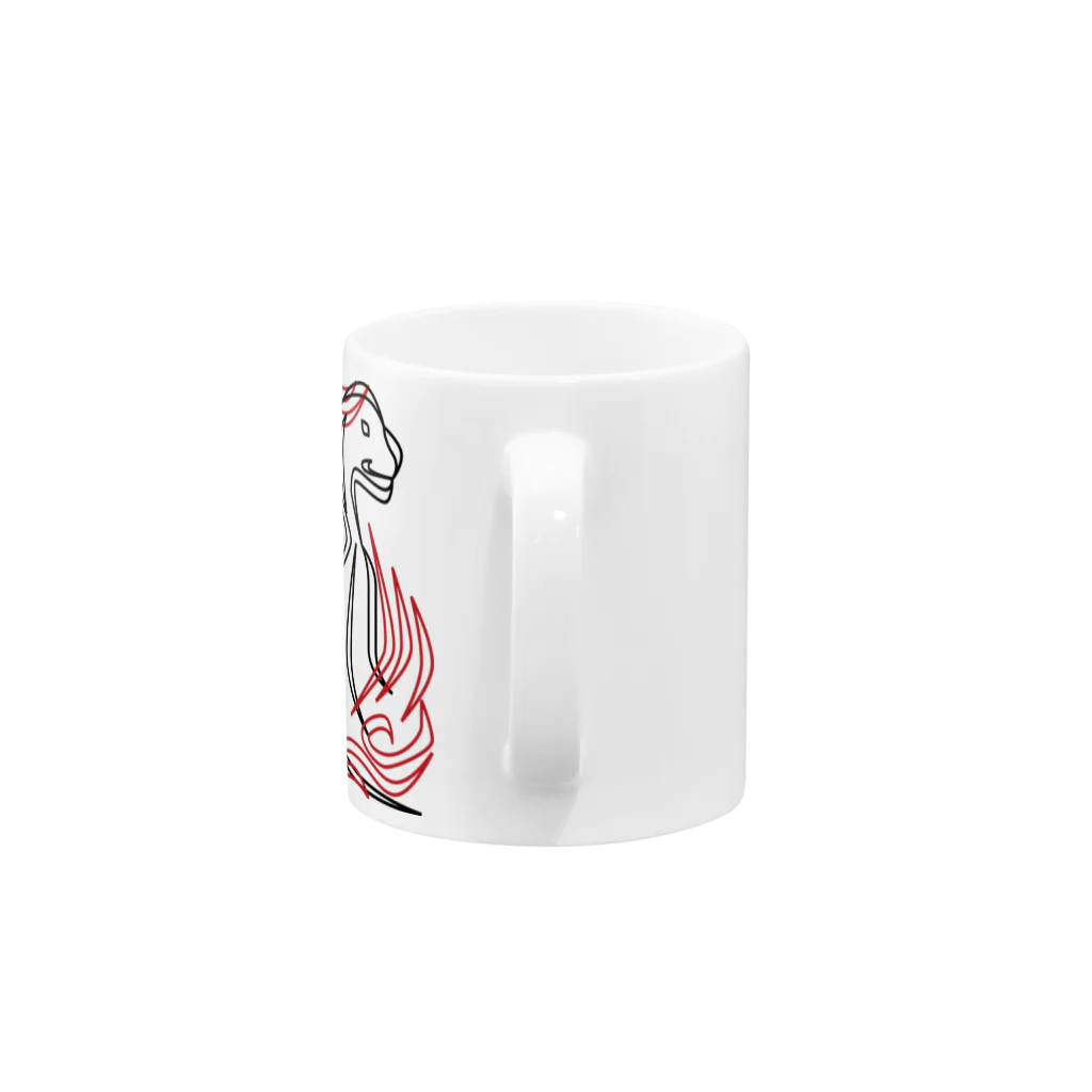 nestori shopのアジアンテイスト Mug :handle