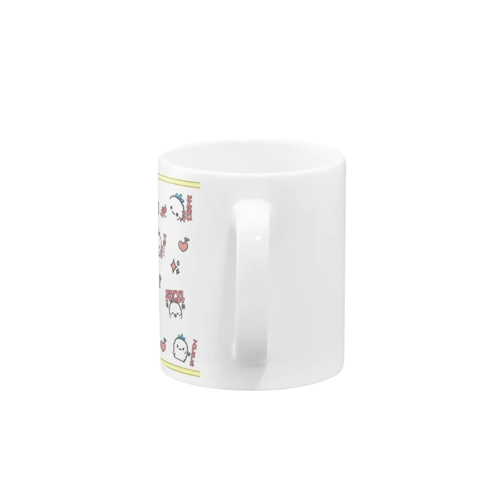 チビもふSHOPのチビもふグッズ Mug :handle