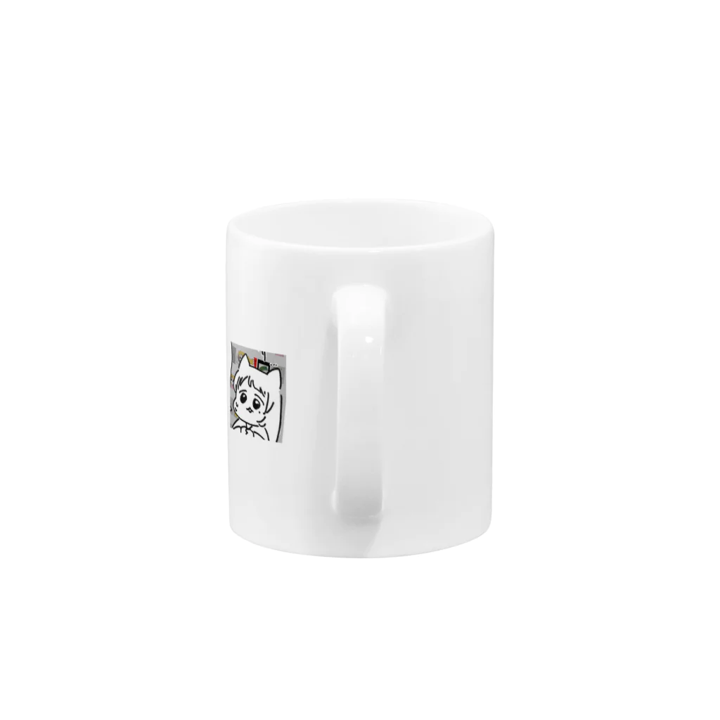 ぶんこ塩のあせあせぶんこしお Mug :handle