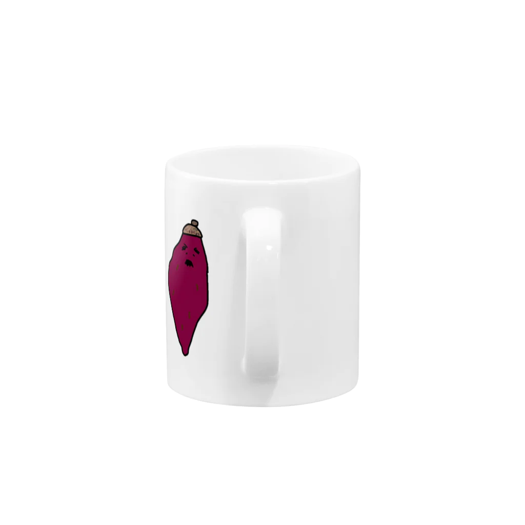 はじめましての芋爺　いもじい　imoji さつまいも Mug :handle