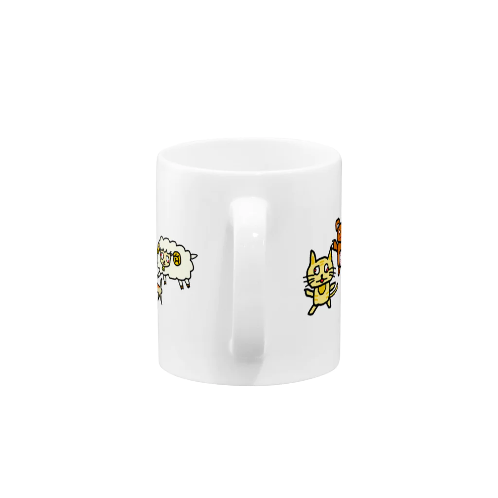 TKのどうぶつたちのこっぷ Mug :handle