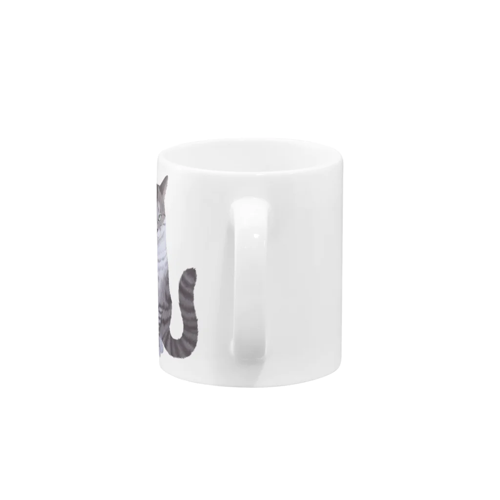 muramotochihiroのギザ耳CAT Mug :handle