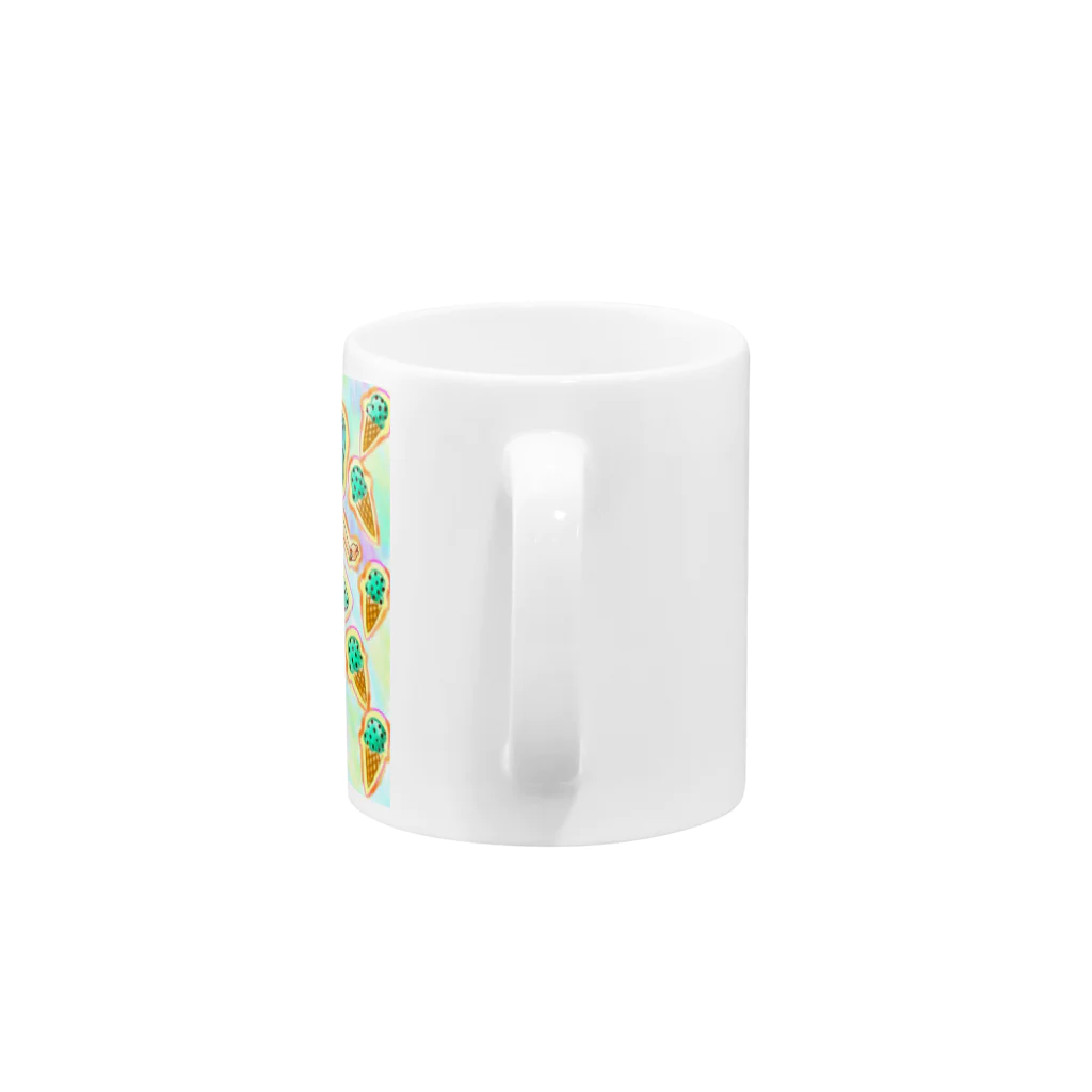 EDGEのスズリのチョコミント　女の子 Mug :handle