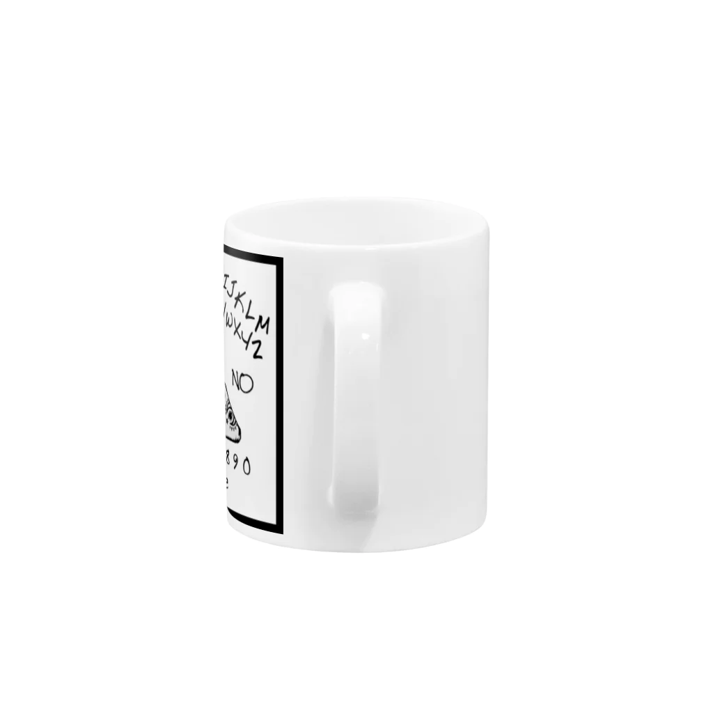 SumiReのウィジャボード　Ouija　白 Mug :handle