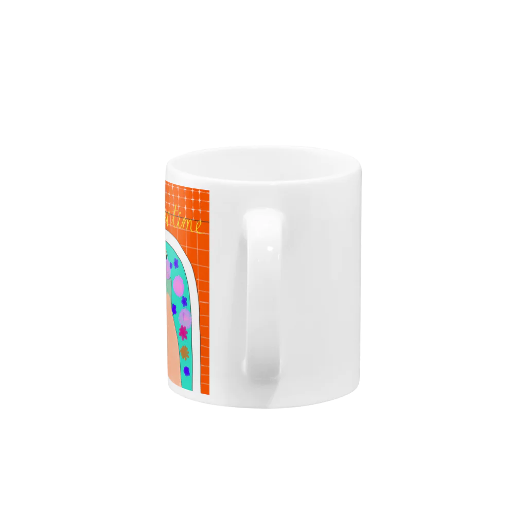 天然記念物のRelax time Mug :handle
