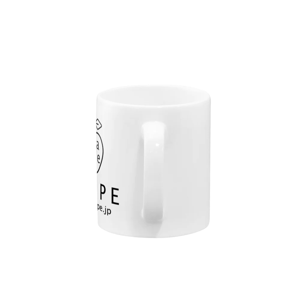 ARTERUPEのARTERUPEのロゴタイプシリーズ Mug :handle
