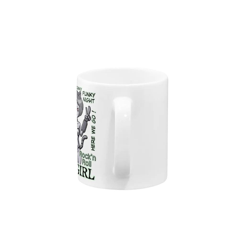 MusicJunkyのCATGIRL Mug :handle