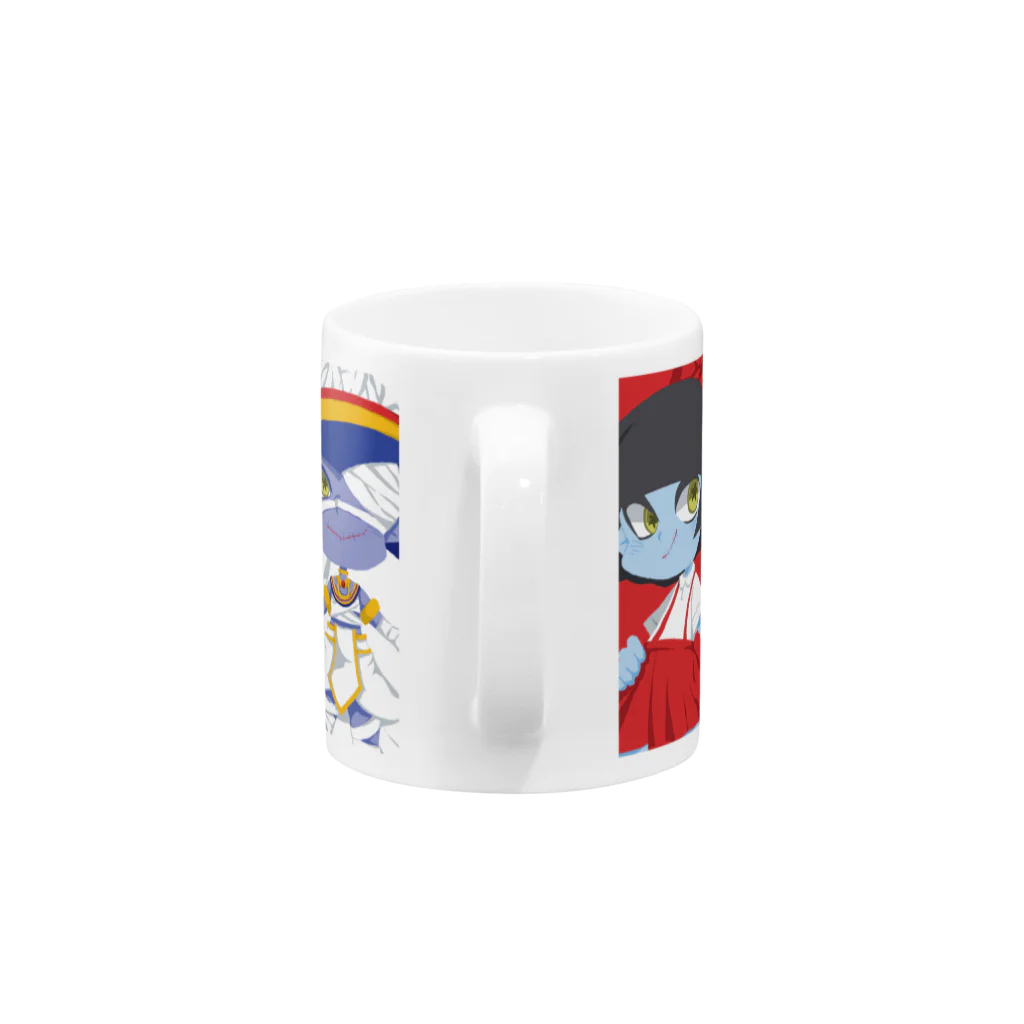 ゾンビちゃんズの別荘の死体戦隊ゾンビちゃんズ Mug :handle