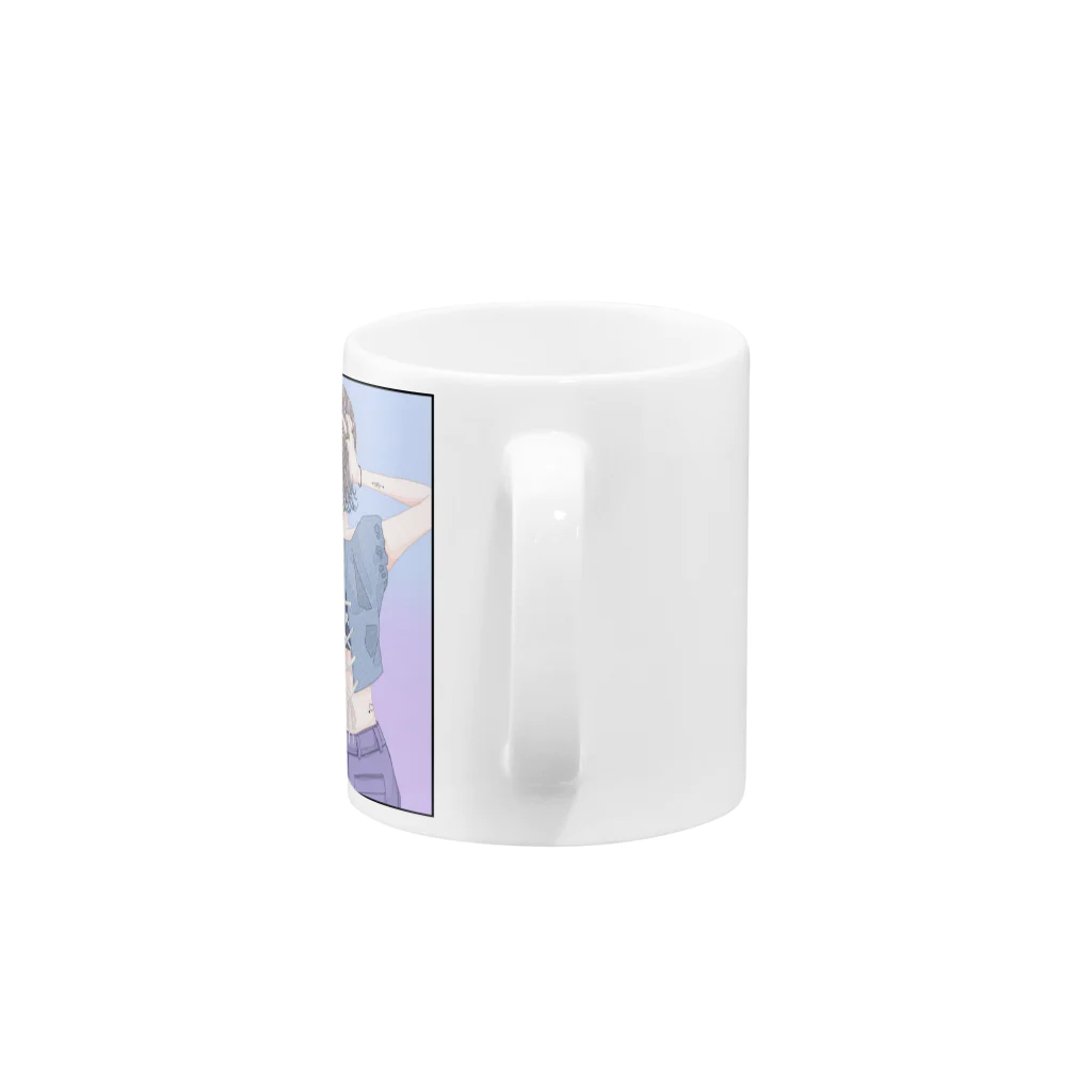 nonononoteのタトゥーインナー女子 Mug :handle