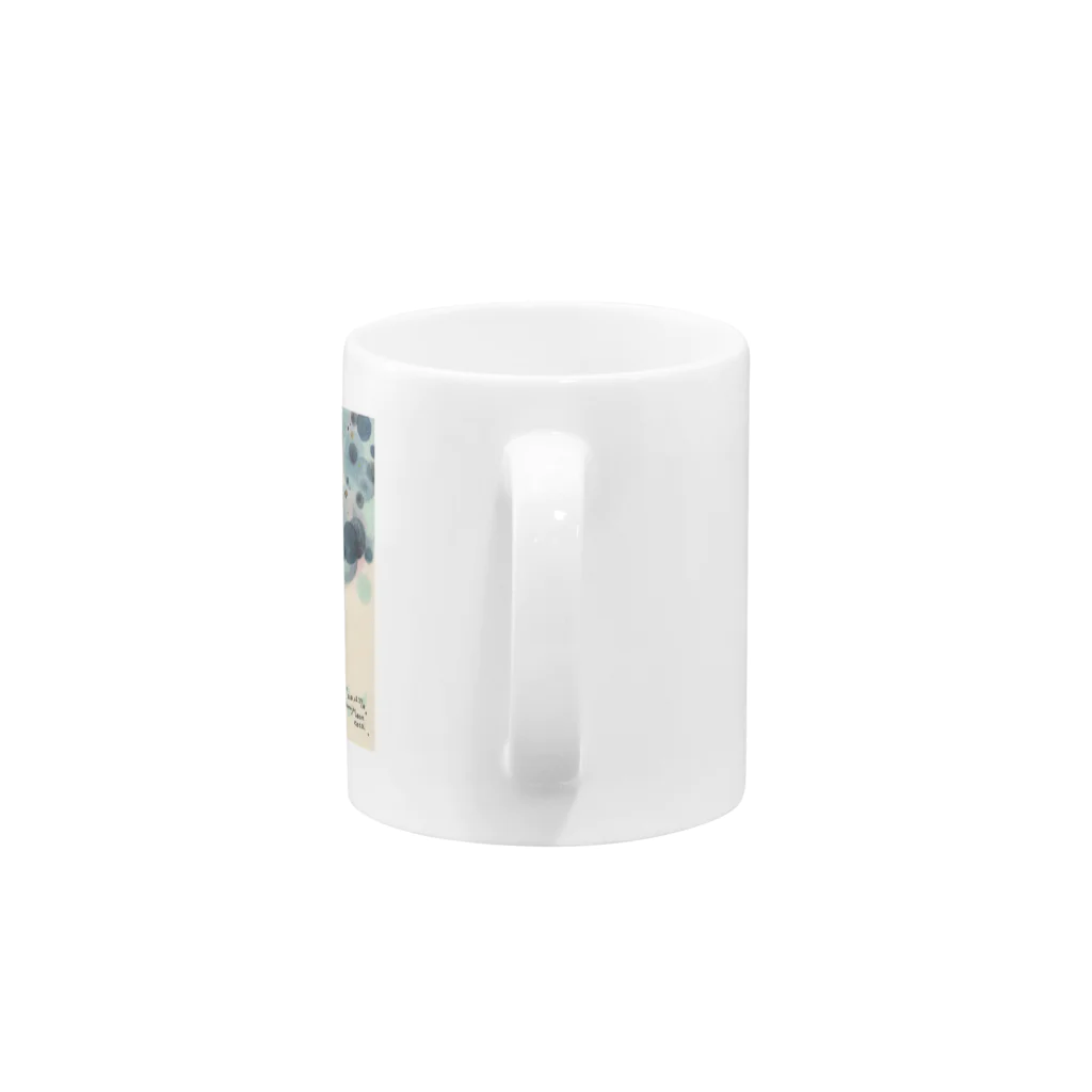 【水中庭園】のSnow Moon Mug :handle