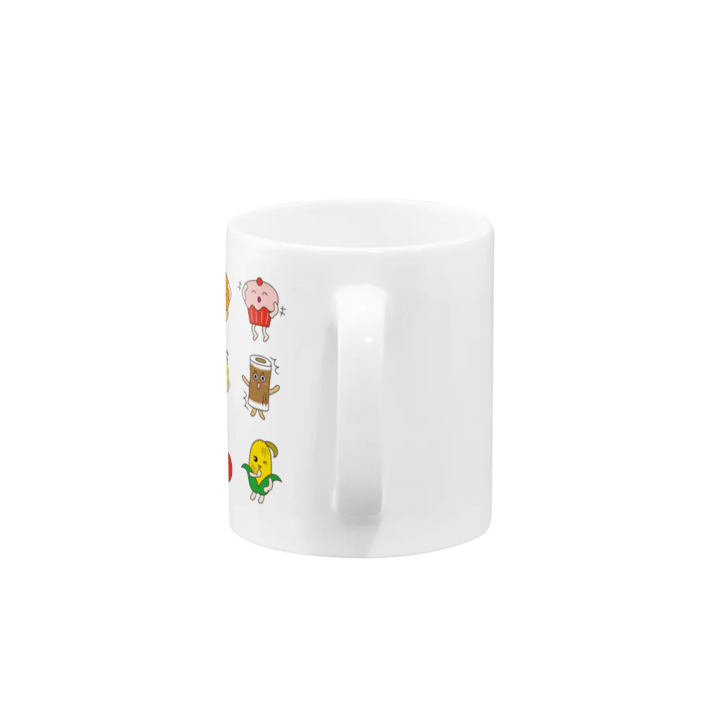 フォーヴァのおやつたーべよ Mug :handle