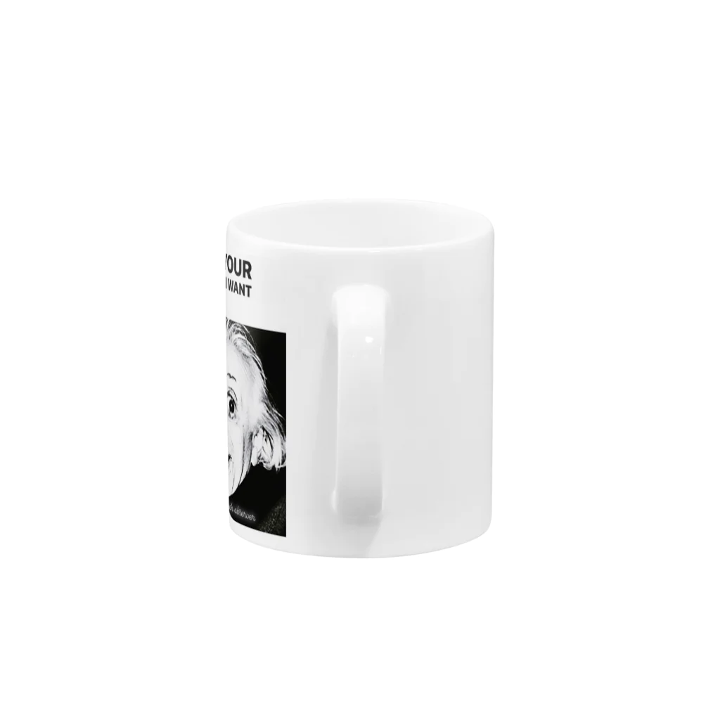 全米が泣いたPARC150のマグカップのTime exists for each observer　時間 Mug :handle