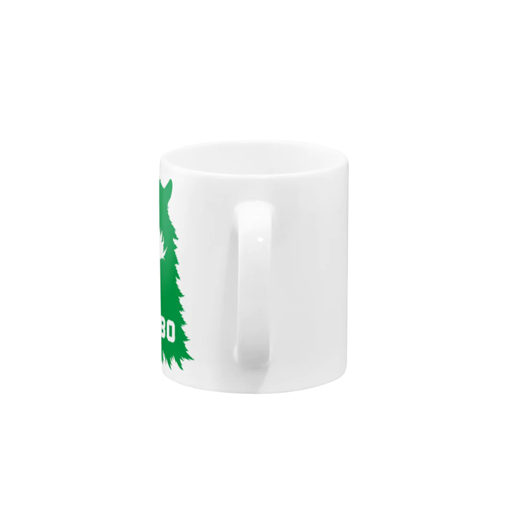 SAABOのSAABO_FUR_ForestMan_L_G Mug :handle