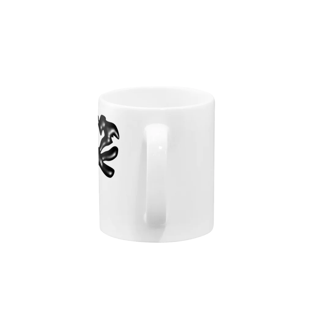 maccha47の3Dバージョンこんな漢字？ Mug :handle