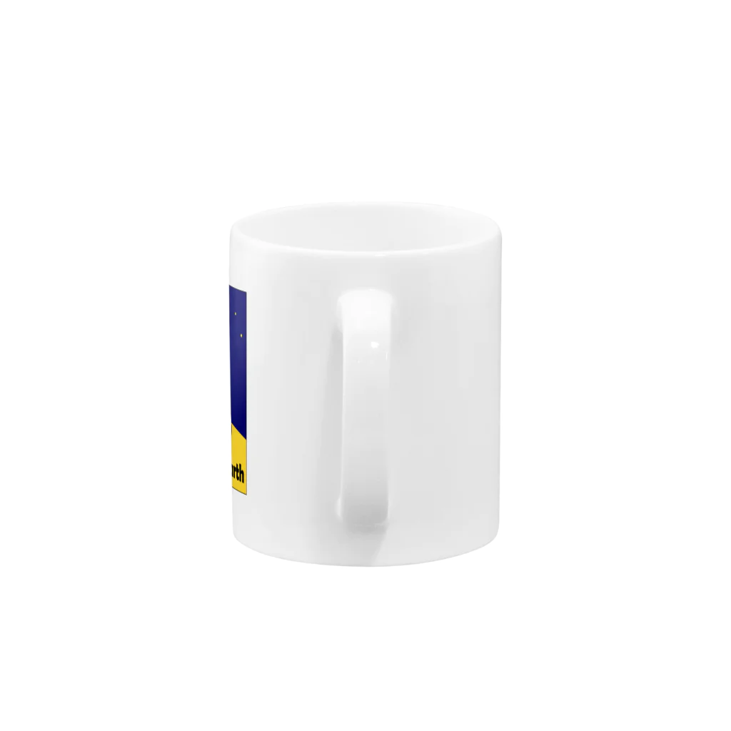 koshinのtakibiman Mug :handle