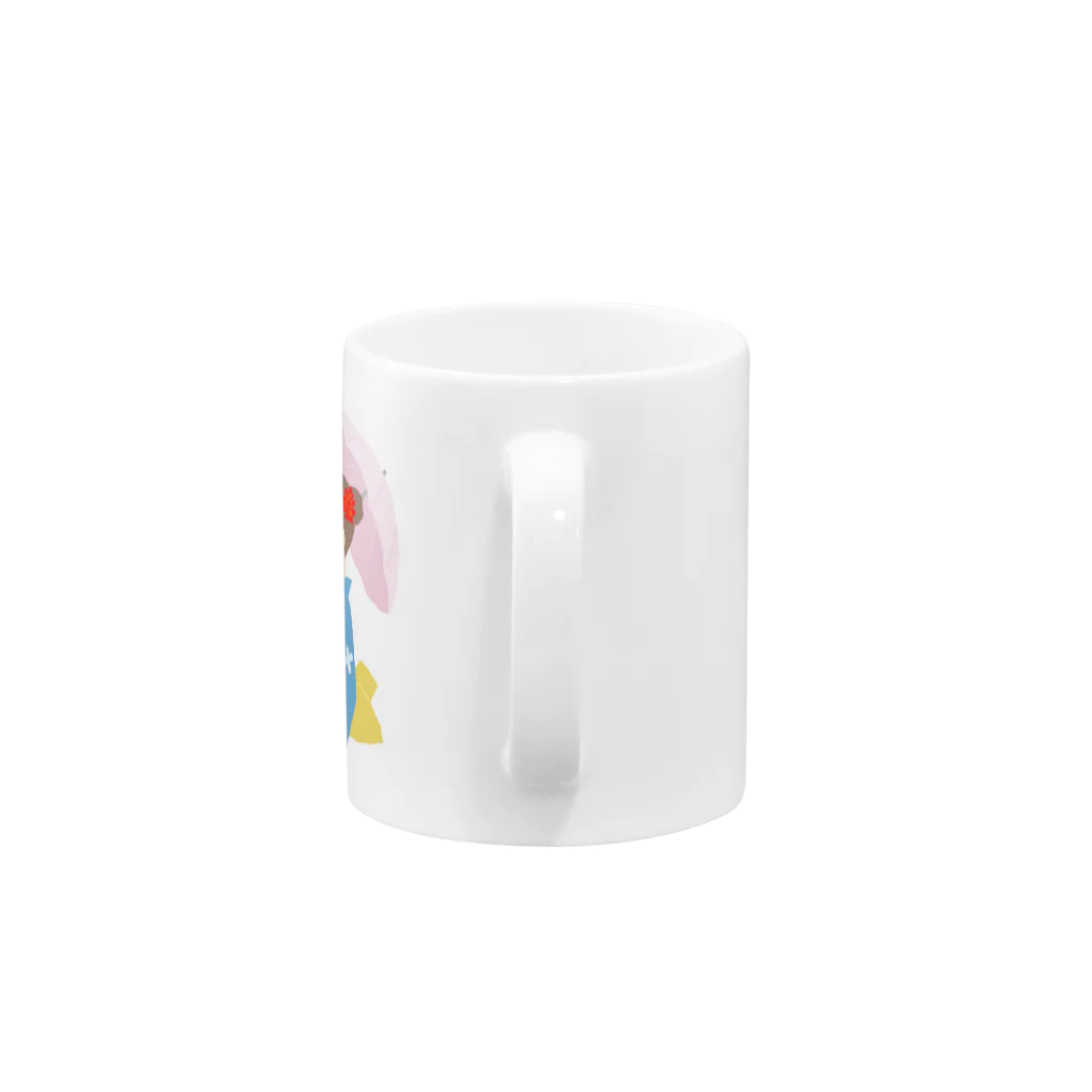soushu　shopのゆかたの女性 Mug :handle