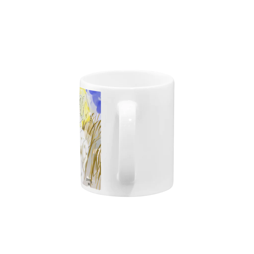 にゃじ川ぬっこの芋煮ぬこ Mug :handle