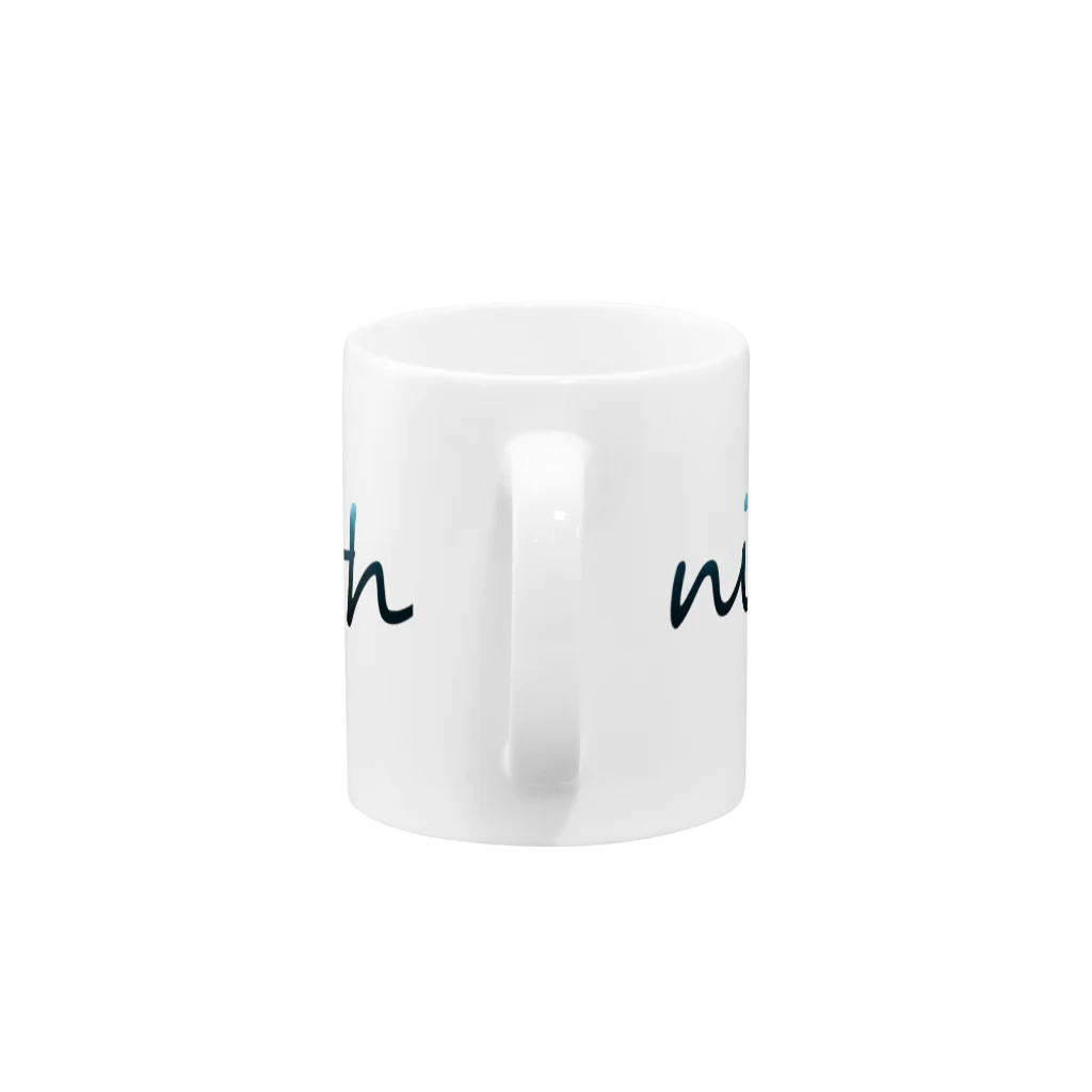 元自殺志願者あれんのグッズのナイスブレスシリーズ（白） Mug :handle