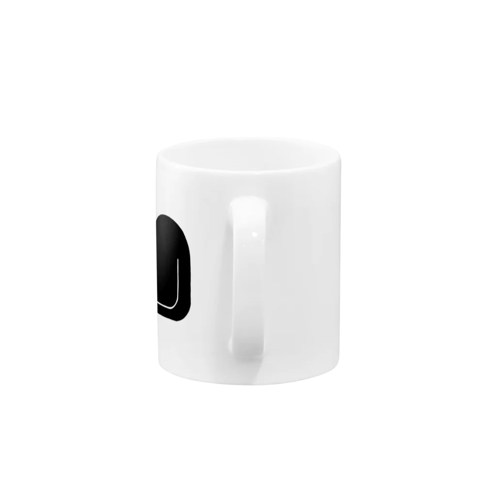 Hi-takeの2匹のクロネコ Mug :handle