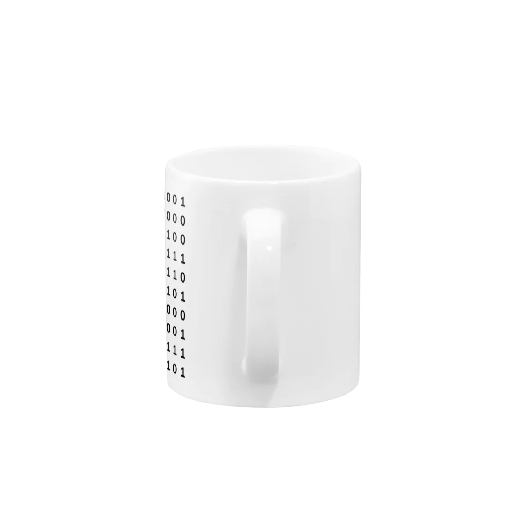 Something for the Geeksの２進法で伝える"I love you"  Mug :handle