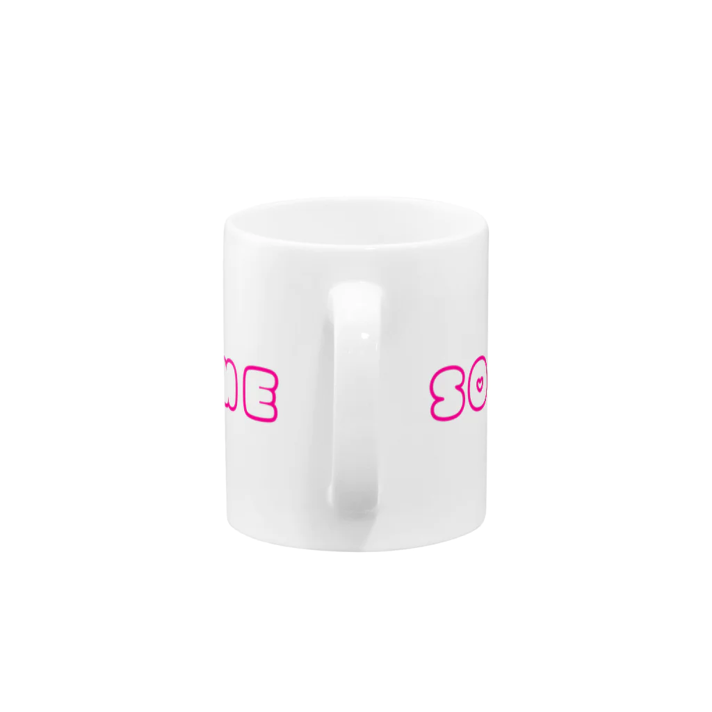 かわいいおみせのためちゃんとスマホ（文字あり） Mug :handle