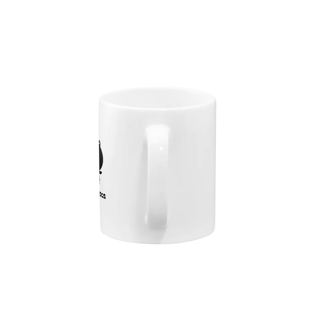 キラーフロッグの雑貨屋さんのキラーフロッグ おすもうバージョン Mug :handle