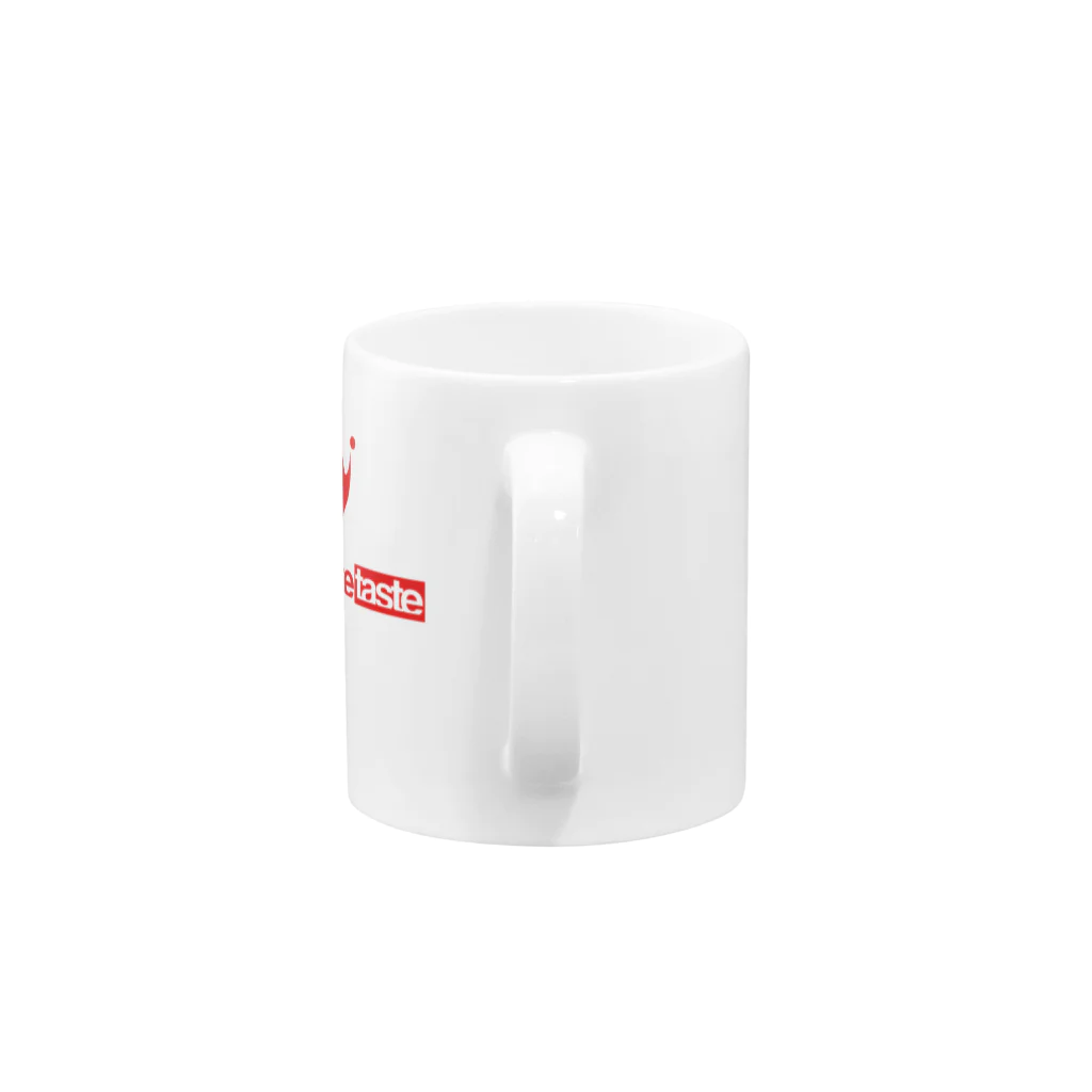 松村堂のtaste logo Ｍug マグカップの取っ手の部分