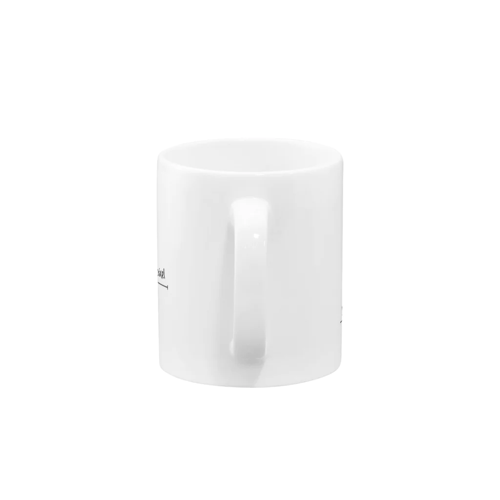 R STUDIO SHOPのWHITE SPACE Mug :handle