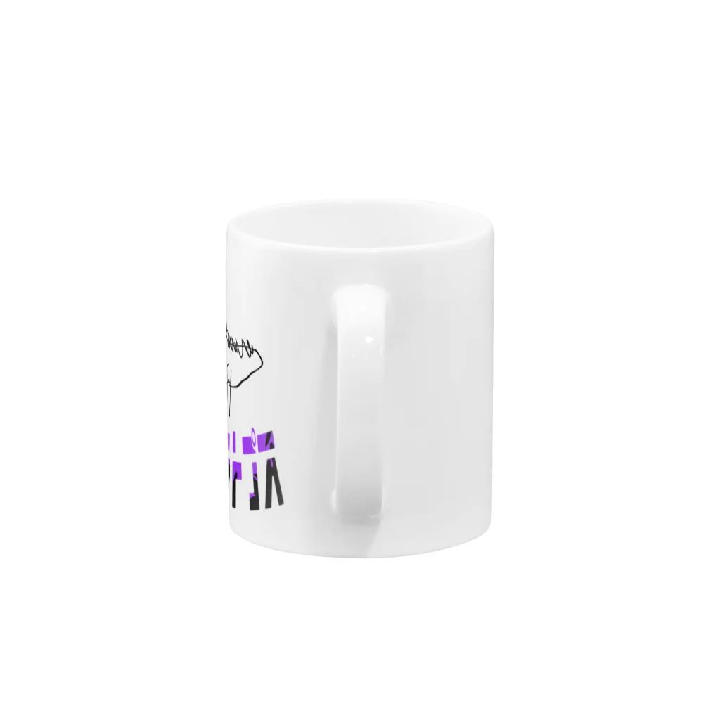 信仰心のとりけら Mug :handle