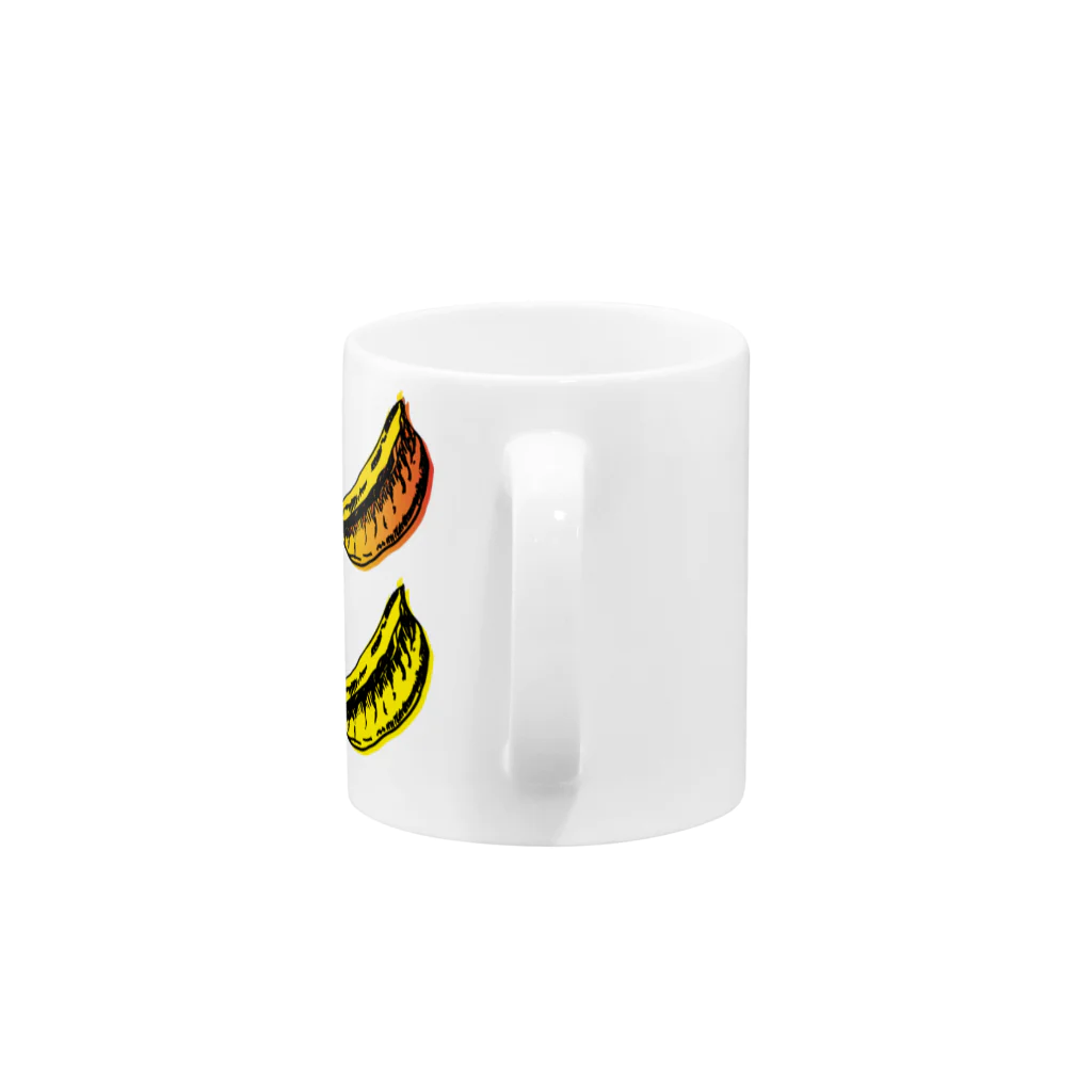 Mの白ロンT Mug :handle