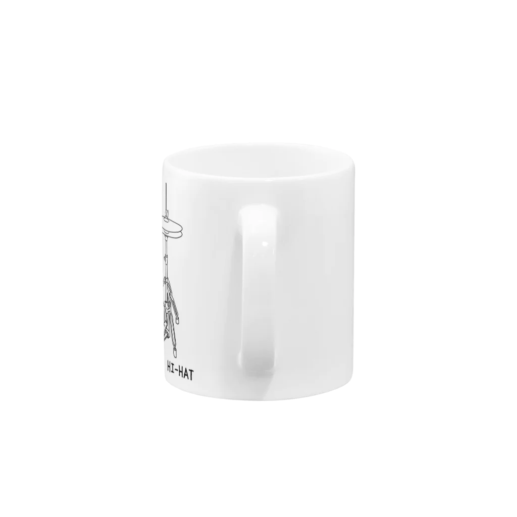 ユメデマデのハイハット Mug :handle