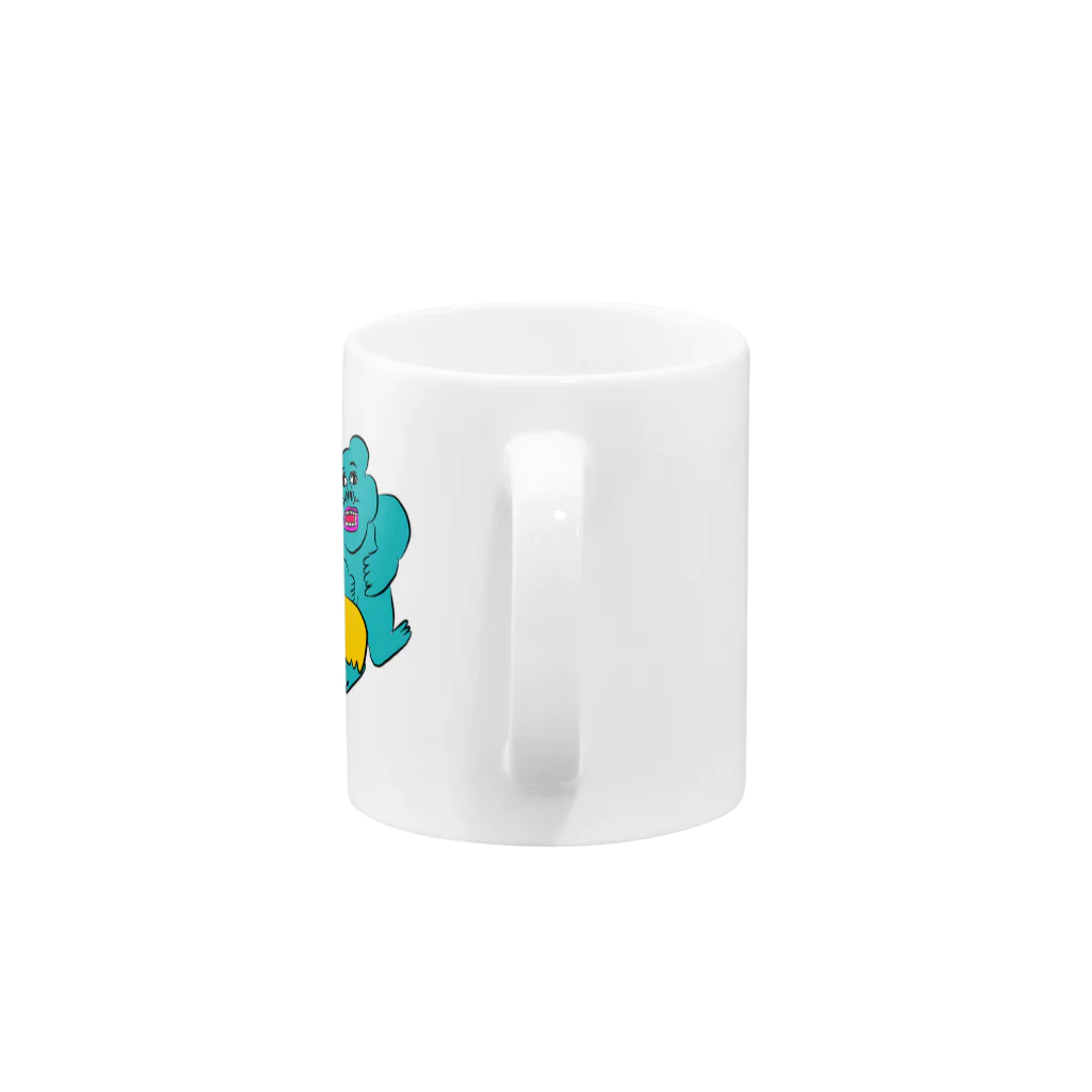 はるやんのおとぼけ動物さんたちの愉快なグッズ Mug :handle