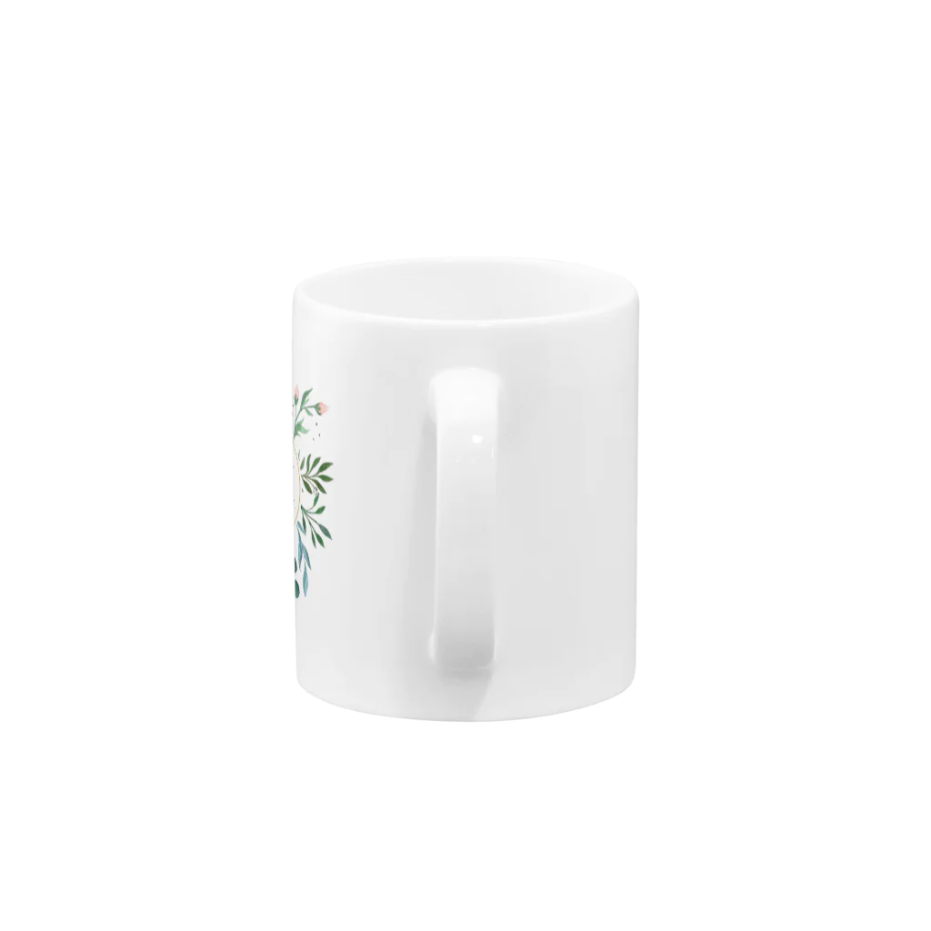 雨滴堂のおみせのWriting is Healing Mug :handle