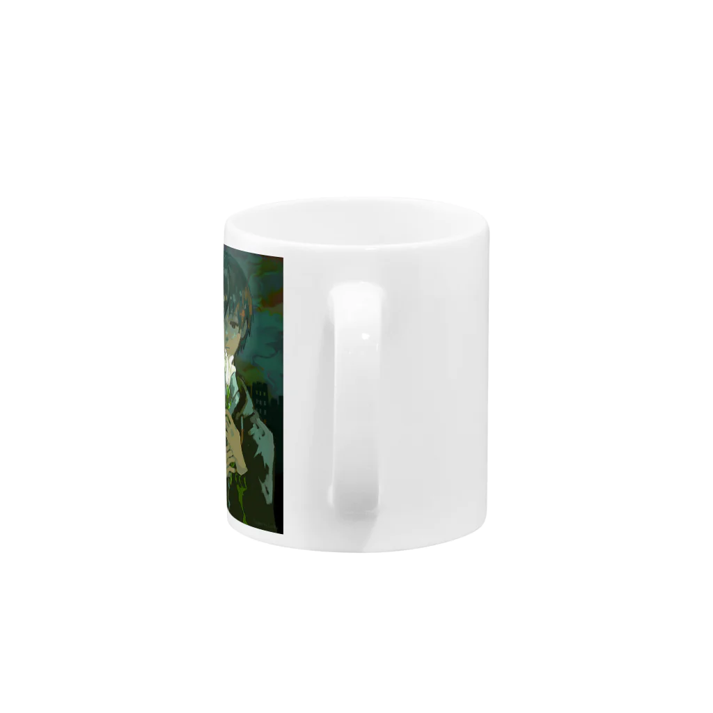 人喰雑貨商の【月葬】Madonna  Lilly Mug :handle