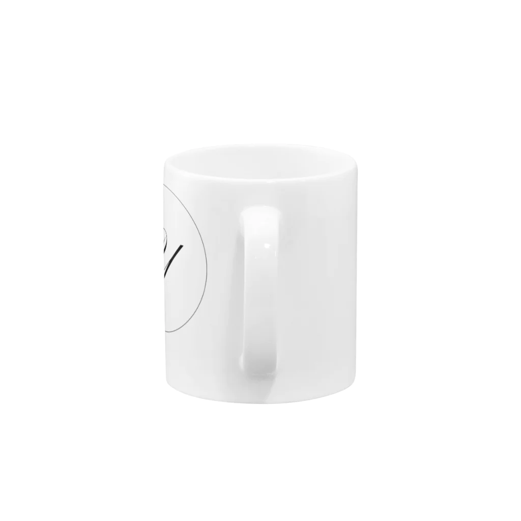 AlphawordのDesign1　" Initial : Y " Mug :handle