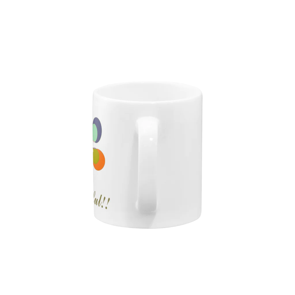 WISSCOLOR【ｳｨｽﾞｶﾗｰ】のBe Colorful!! Mug :handle