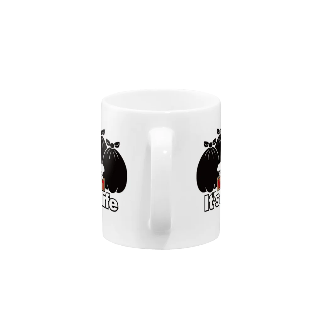 yasujiisamaのWAIT Mug :handle