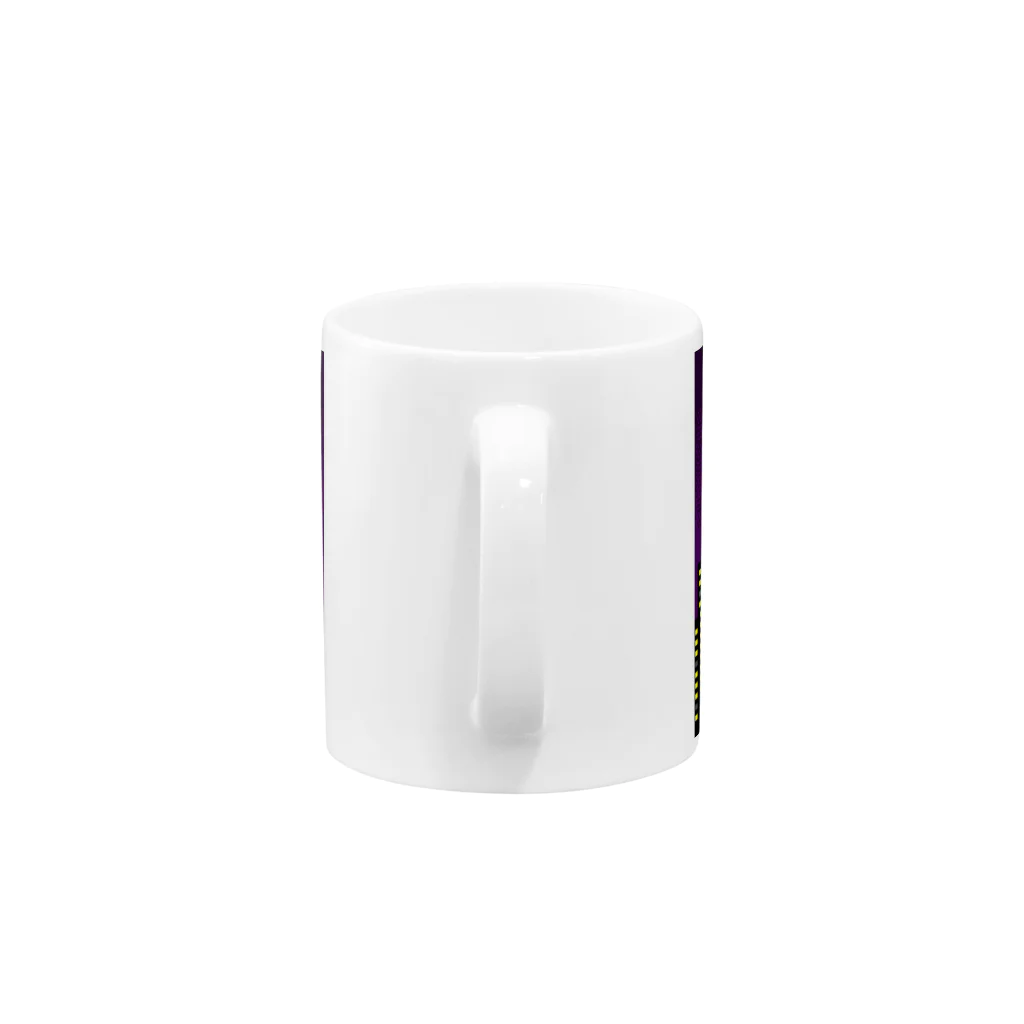 ドット絵アイテムの夜景 Mug :handle
