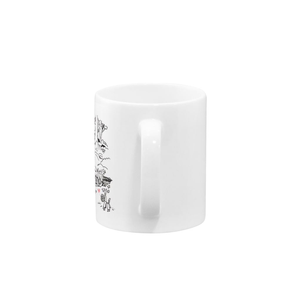 いわまともこのBeans Mug :handle