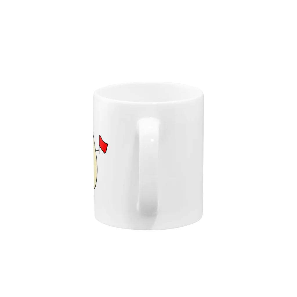 ＋Whimsyの赤あげて Mug :handle