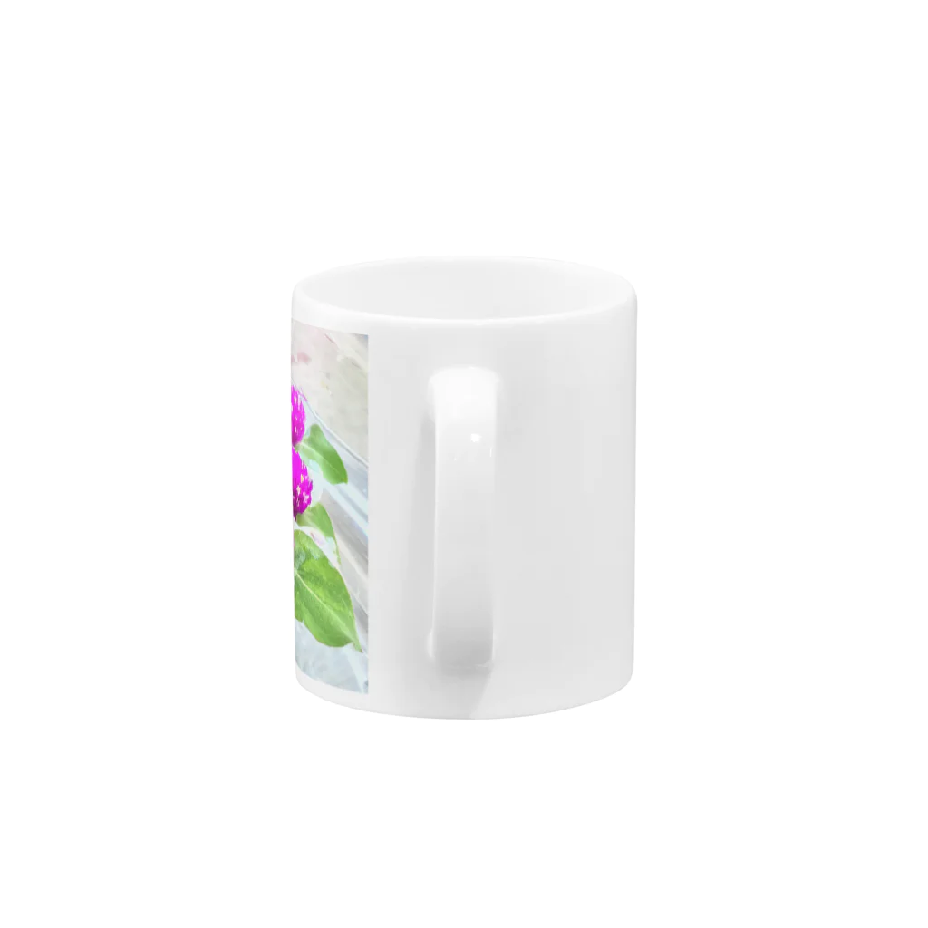 ゆず丸工房×yuzmaruのflower Mug :handle