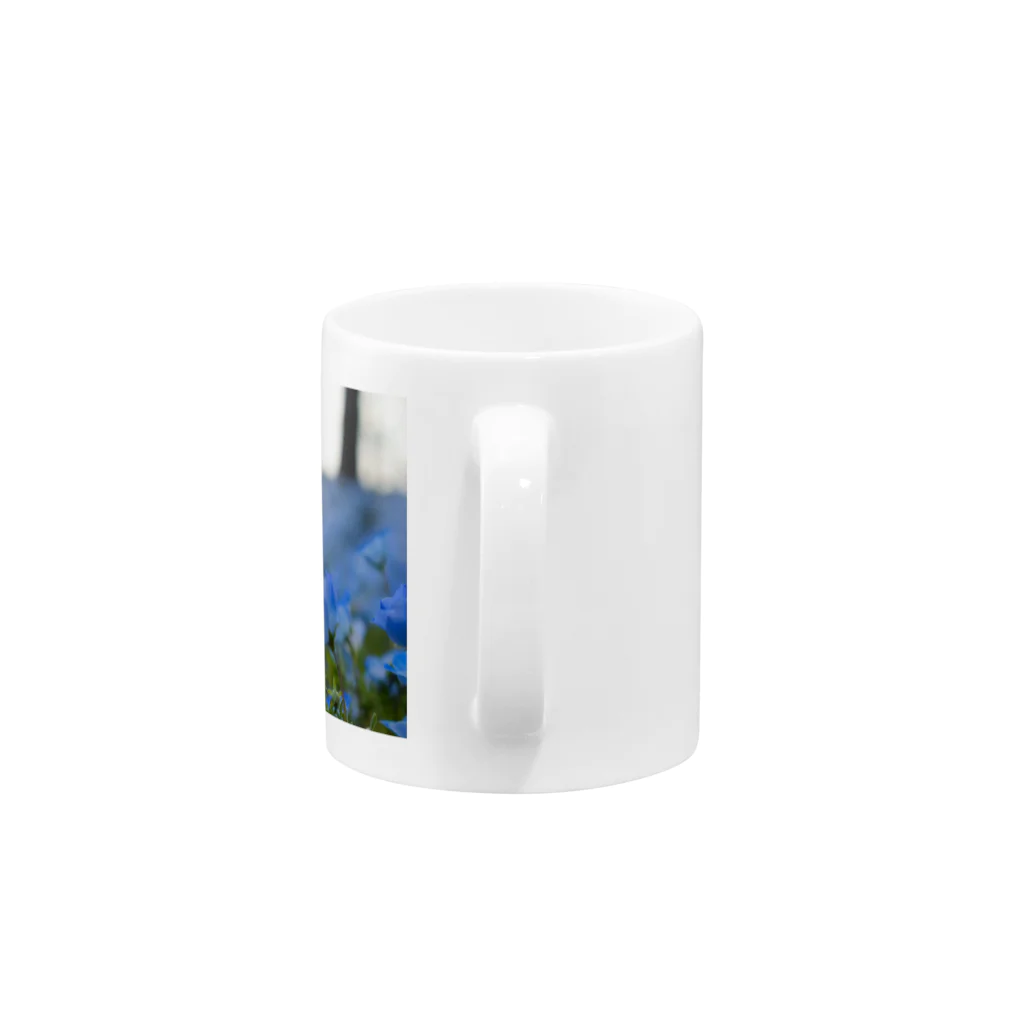 te Reneの瑠璃唐草 Mug :handle