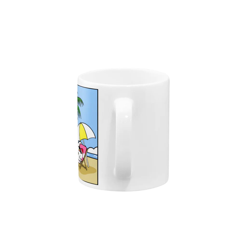 NOKIO MUXのニワトリの休日　夏C Mug :handle