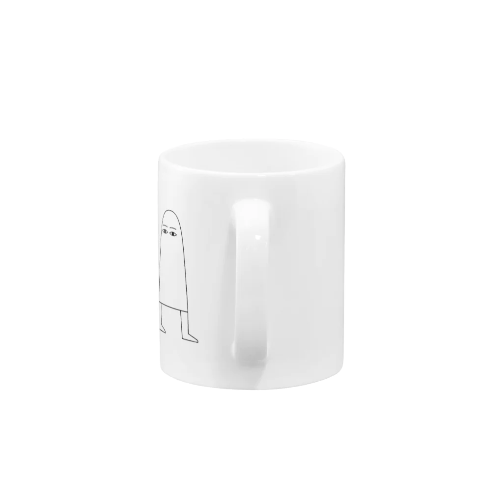 乳酸菌おじさんのメジェド Mug :handle
