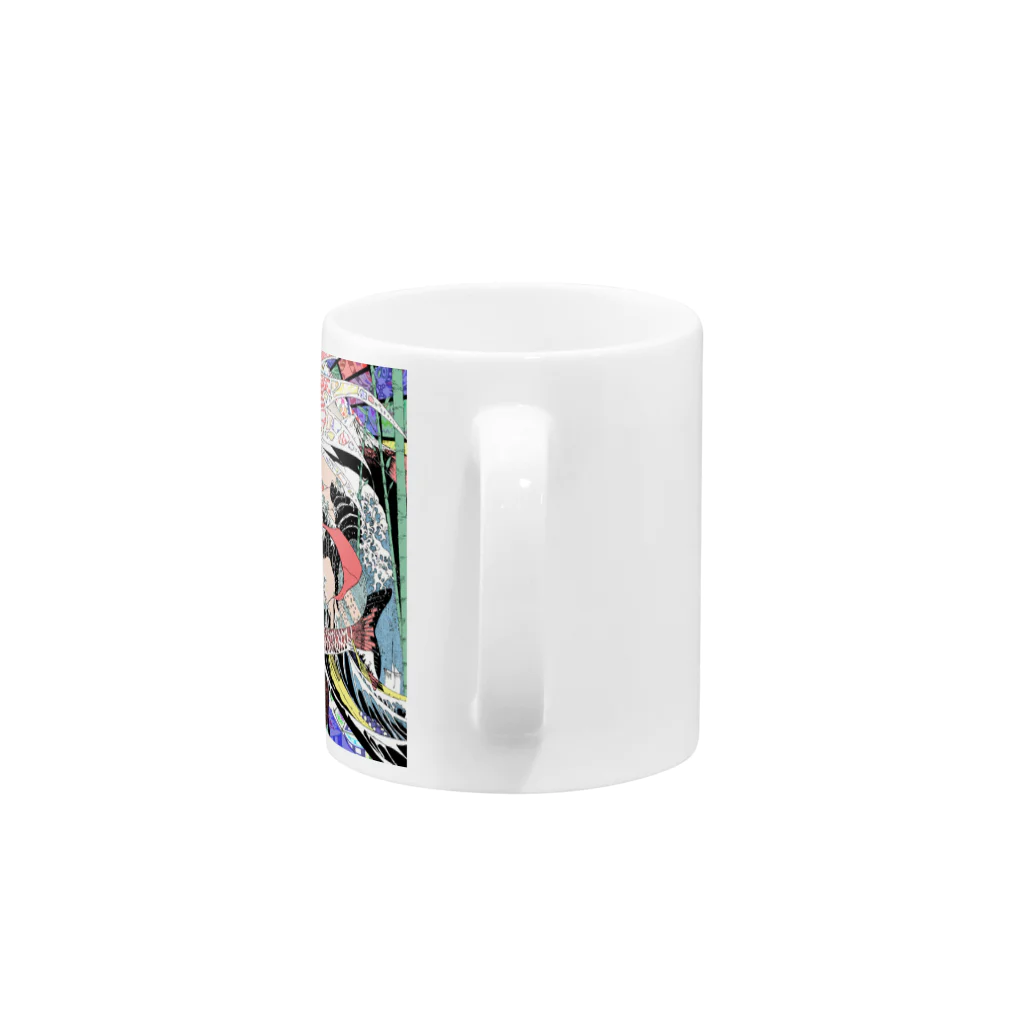 放蕩娘の売店のハラキリガール（Harakiri Girl） Mug :handle