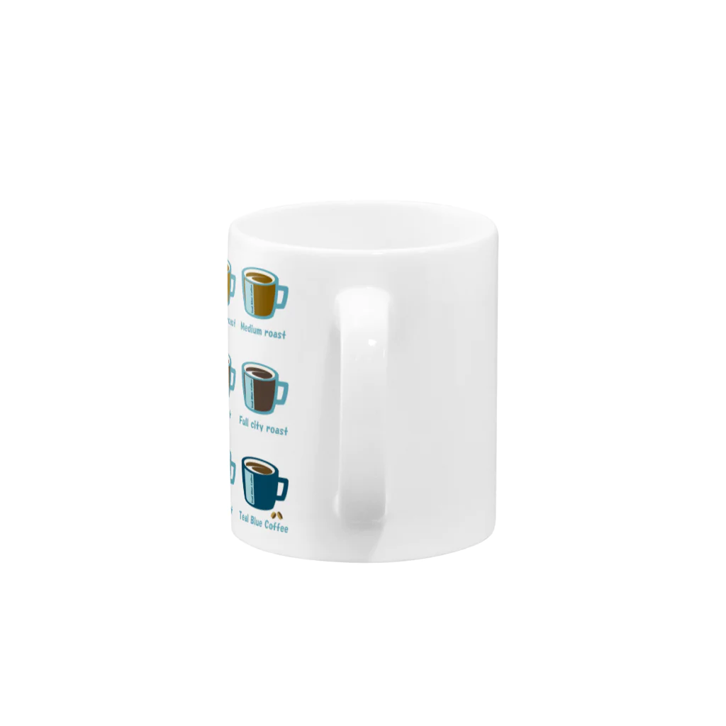 Teal Blue CoffeeのRoasted coffee Mug :handle