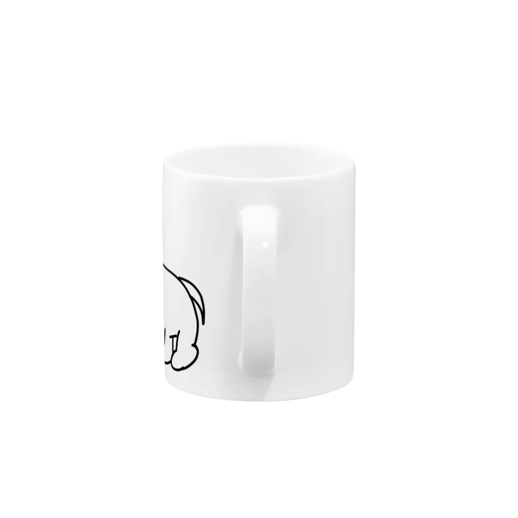 それいゆのゆる～い犬さん（ダックスフント） Mug :handle