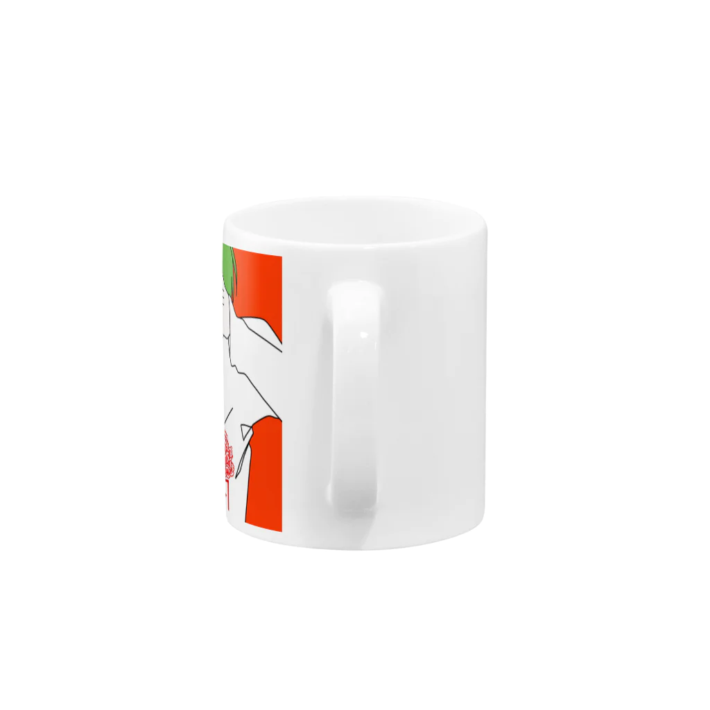 CARPE DIEMの生命　男子 Mug :handle