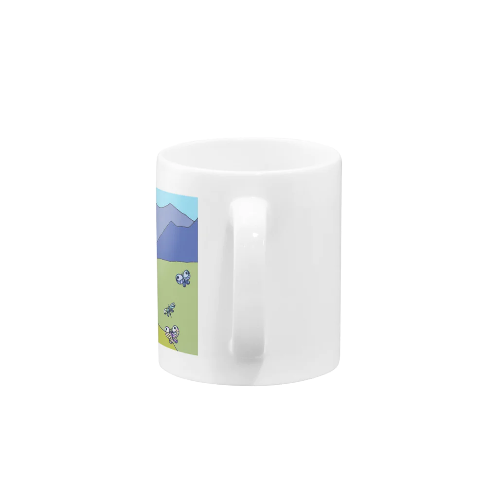 チヒロの山ガール Mug :handle